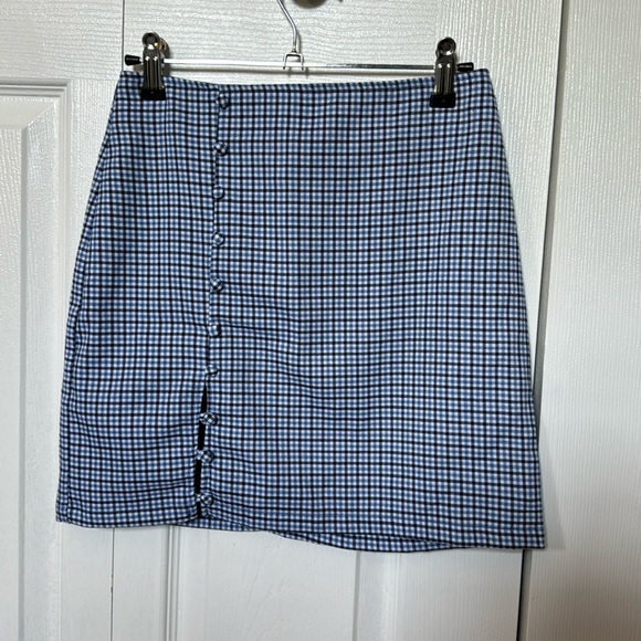 Blue Mini Skirt - Picture 1 of 5